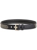 stud-embellished leather belt