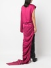 Pink Edfu Draped Gown