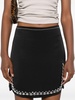 studded-hem mini skirt