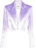 ombré-effect cropped blazer