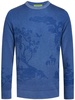 spray-effect jacquard jumper