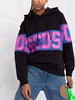 logo-print cotton hoodie 