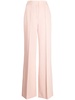 pleat-detail straight-leg trousers