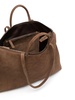 4 In Orizzontale suede shoulder bag