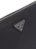 Re-Nylon triangle-logo clutch bag 