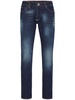 low-rise straight-leg jeans 