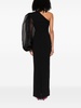 Hudson one-shoulder gown