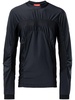 panelled gathered long-sleeved T-shirt