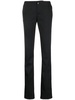 slim zipped trousers