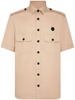 Plein Gothic cotton military shirt