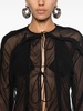 sheer silk blouse