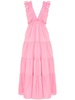 ruffled maxi dress