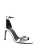 100mm patent-leather sandals