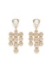 crystal-embellished drop earrings