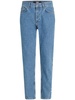 mid-rise tapered jeans 