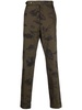 floral-print tailored trousers