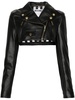 leather biker jacket