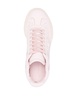 sequin-embellished lace-up sneakers