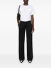 tailored straight trousers