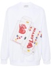 graphic-print cotton sweatshirt