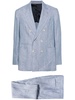 striped linen suit