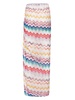 Zig Zag ruched beach cover-up