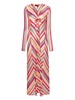 zigzag-woven maxi cardigan