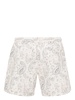 paisley-print swim shorts