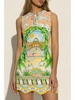 Paysage Ideal graphic-print minidress