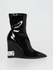 Flat booties women Moschino Couture