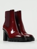 Santoni patent leather ankle boots