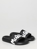 Graffiti Alexander McQueen sliders in rubber