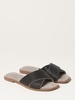 Brunello Cucinelli slides in suede with monili