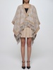 Frine Safety-pin Wool Poncho