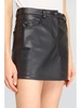 Eco-leather Mini Skirt