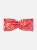 Woman Red Bandanna Hairband