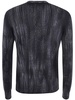 Tonal Effect Round Neck Reversible Pullover