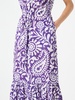 Woman Halterneck Dress With Paisley Print