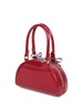 Red Leather Mini Tote Bag