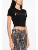 Just Cavalli Black Short Sleeves T-shirt