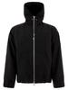 Pinstriped Zip-up Hoodie