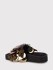 Rabanne Gold Sequined Leather Slip-on Sandals