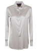 Ralph Lauren Button-Down Long-Sleeved Satin Shirt