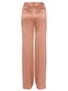 Pink Satin Weave Trousers