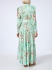 Woman Linen Dress Marbella With Flower Print