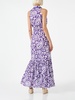 Woman Halterneck Dress With Paisley Print