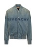 Givenchy Logo-Print Denim Jacket