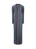 Sequinned Pleated Knit Long Cardigan