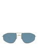 Quai D'orsay Grey Gold Brushed Sunglasses