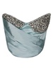 Embroidered Crystal Cup Drapped Bustier